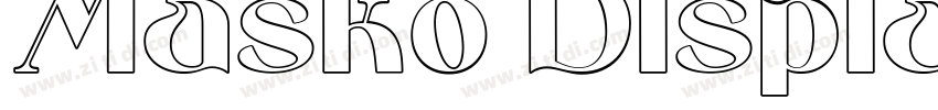 Masko Display Regula字体转换